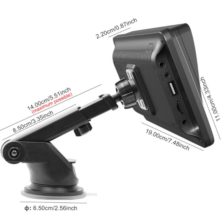 Schermo touch HD da 7 pollici + immagine di retromarcia HD a 8 luci, lettore MP5 per auto con CarPlay wireless, X5300 With 8-light Camera