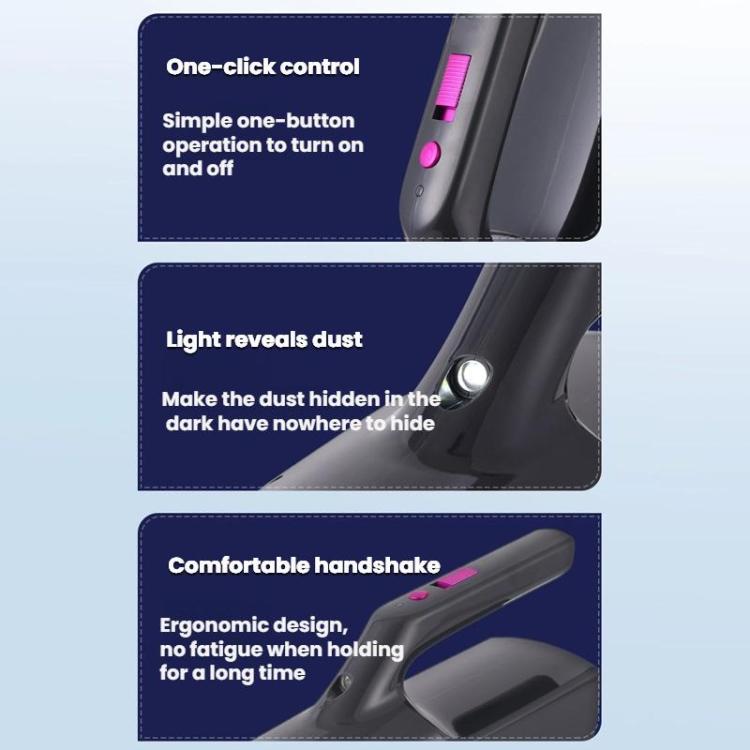 Aspirapolvere portatile piccolo e potente, ideale per auto e scrivania., 7500PA Brushed