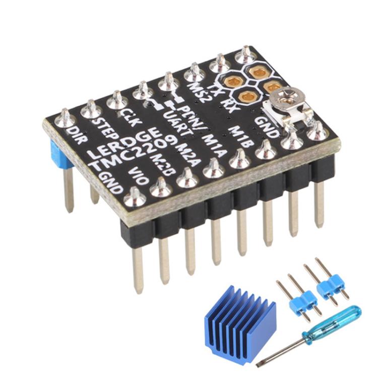 Driver TMC2209 ad alta corrente e microstepping, ricambio per 2208, A4988, LV8729, accessorio per stampanti 3D.