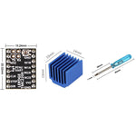 Driver TMC2209 ad alta corrente e microstepping, ricambio per 2208, A4988, LV8729, accessorio per stampanti 3D.