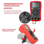 Multimetro tascabile con display LCD retroilluminato 600V 10A