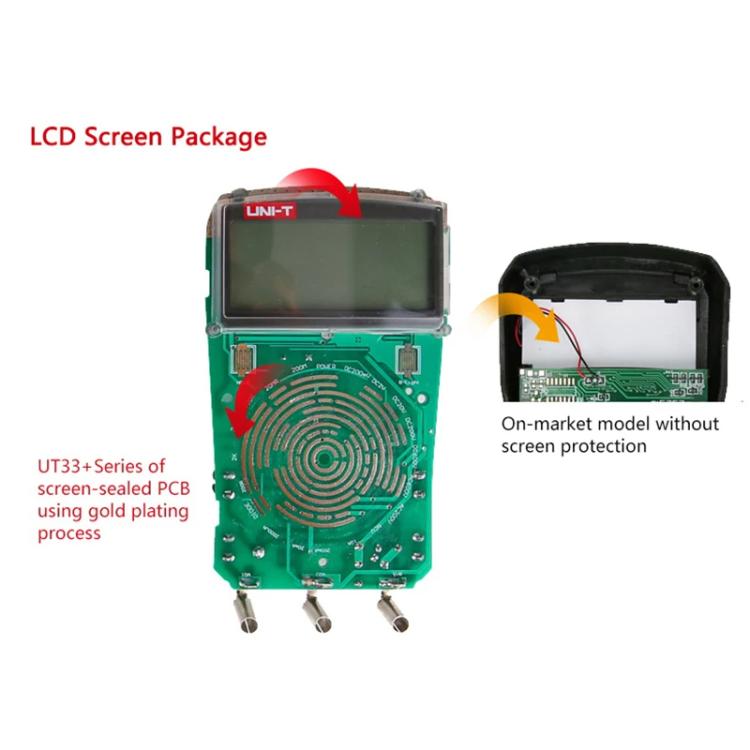 Multimetro tascabile con display LCD retroilluminato 600V 10A