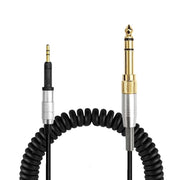 2.5mm To 3.5mm+6.35mm Plug 1.5m Spring-Loaded Headphone Cable,For Sennheiser HD6 / HD8 / HD7 / HD598, ZS0245