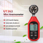 Anemometro digitale con indicatore dinamico a 12 livelli per la misurazione della velocità del vento., UNI-T UT363, UNI-T UT363BT