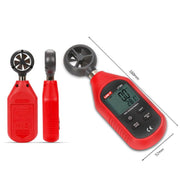Anemometro digitale con indicatore dinamico a 12 livelli per la misurazione della velocità del vento., UNI-T UT363, UNI-T UT363BT