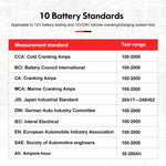 Tester per batterie auto per batterie AGM/GEL/EFB e standard, analizzatore di capacità da 3 a 250 Ah., UNI-T UT673A, UNI-T UT675A Printing Support