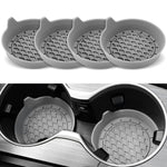 Set di 4 sottobicchieri per auto anti-cigolio e antiscivolo con maniglia
