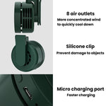 Ventilatore portatile USB F10 3 velocità con clip