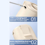 Ventilatore ad alta velocità da cintura per esterni, mini ventilatore USB con clip