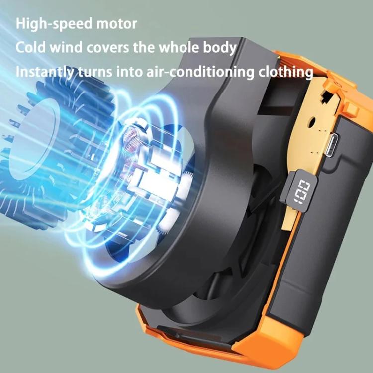 Ventilatore a clip ricaricabile F31 con 5 velocità