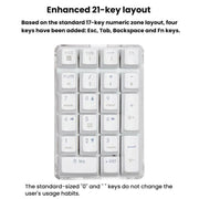 Little Kangaroo DS-9817 Backlit Non-Switching Wired Numeric Keypad Financial Business Banking Keyboard, DS-9817