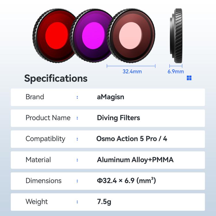 Filtro antiappannamento per obiettivo DJI Osmo Action 5 Pro/4