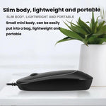 Little Kangaroo DS-919 Anti-Static Anti-Interference Wired Mouse Business Industrial Slim Mouse, PS2 Round Port, USB