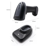 Scanner wireless codici QR e a barre con base 2.4G Bluetooth