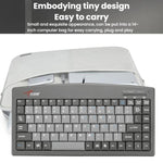 Little Kangaroo DS-9827 88 Key Wired Keyboard With Magnetic Ring Laptop Industrial Office Keyboard, PS2, USB