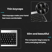 Little Kangaroo DS-9821 DS-911 Laptop Industrial Wired Keyboard And Mouse Set, USB, PS2