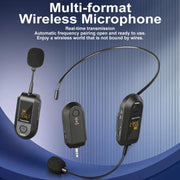 Amplificatore microfono wireless 2.4G portatile