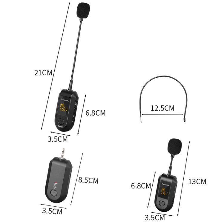 Amplificatore microfono wireless 2.4G portatile