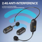 Amplificatore microfono wireless 2.4G portatile