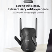 COMFAST CF-XR181 WiFi 6 Dual-Band 1500Mbps Wireless Signal Booster Gigabit Wireless Repeater, CF-XR181