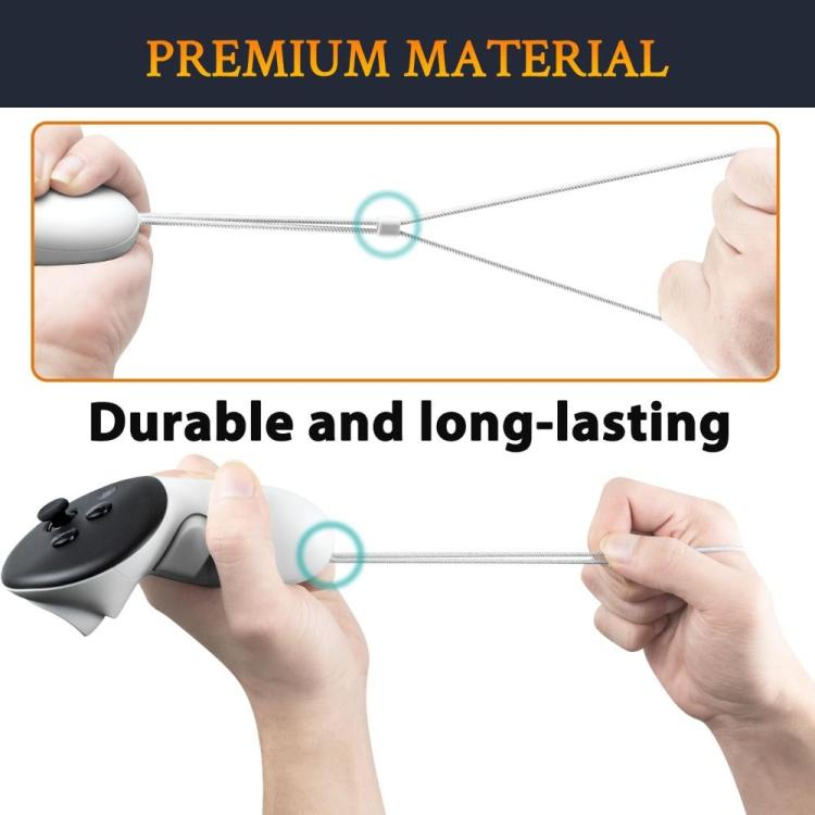 For Meta Quest 3/3S Controller Wrist Strap Replacement Hand Strap Single Pack, Wrist Strap