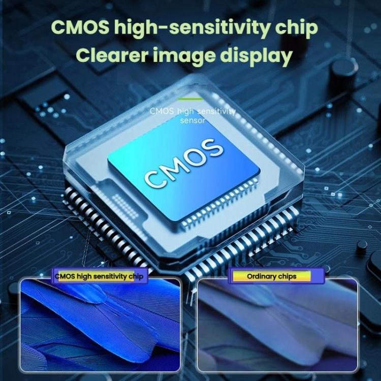 Microscopio digitale elettronico HD per bambini con schermo, lente d'ingrandimento portatile a forma di cartone animato., CM4