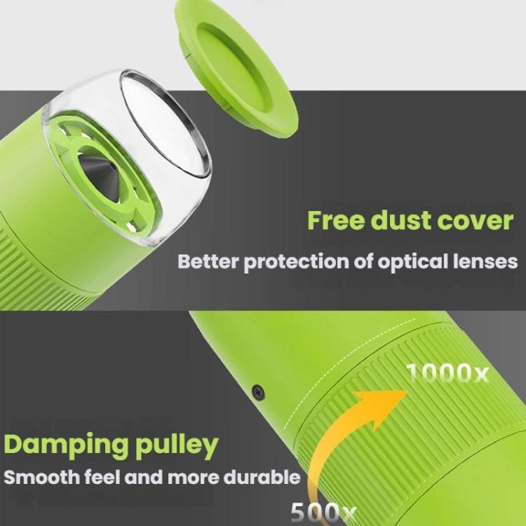 Microscopio digitale elettronico HD per bambini con schermo, lente d'ingrandimento portatile a forma di cartone animato., CM4