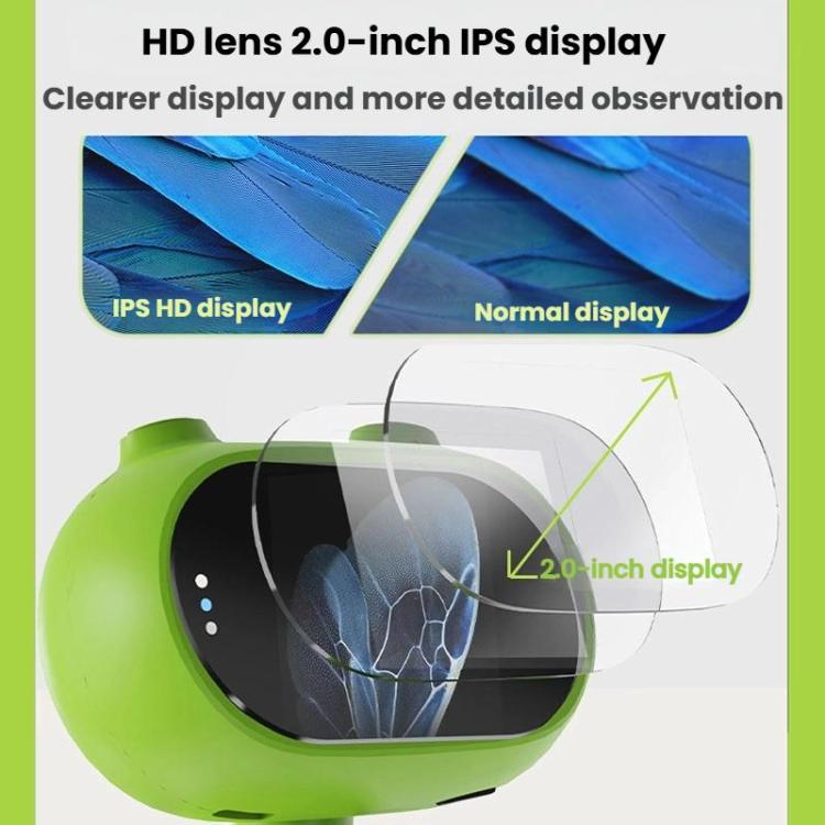 Microscopio digitale HD portatile per bambini con schermo 2"