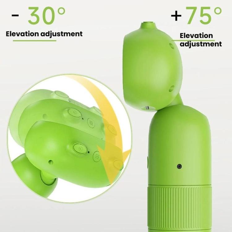 Microscopio digitale elettronico HD per bambini con schermo, lente d'ingrandimento portatile a forma di cartone animato., CM4