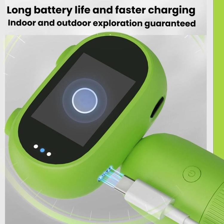 Microscopio digitale elettronico HD per bambini con schermo, lente d'ingrandimento portatile a forma di cartone animato., CM4