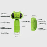 Microscopio digitale elettronico HD per bambini con schermo, lente d'ingrandimento portatile a forma di cartone animato., CM4