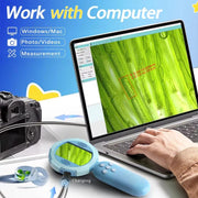 HM020-C Lente d'ingrandimento elettronica portatile per bambini, microscopio digitale HD da 2 MP, HM020-C