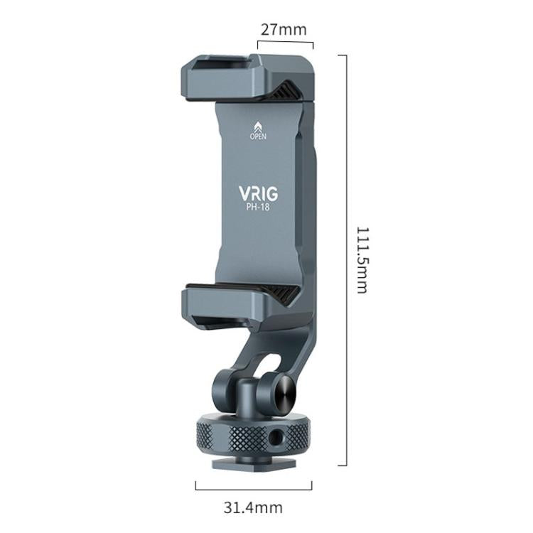 Supporto doppia testa in lega di alluminio per smartphone