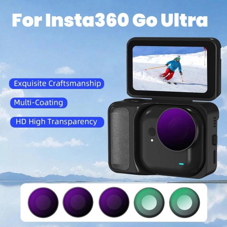 Filtro obiettivo Insta360 Go Ultra UV CPL ND set