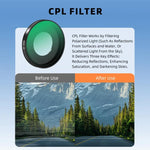 Filtro obiettivo Insta360 Go Ultra UV CPL ND set