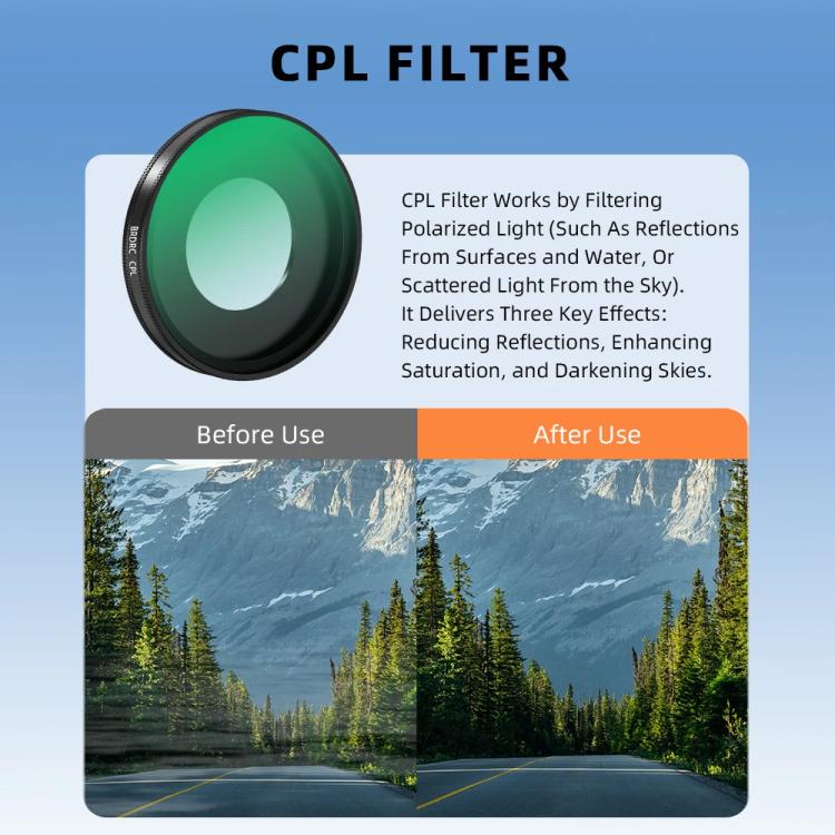 Filtro obiettivo Insta360 Go Ultra UV CPL ND set