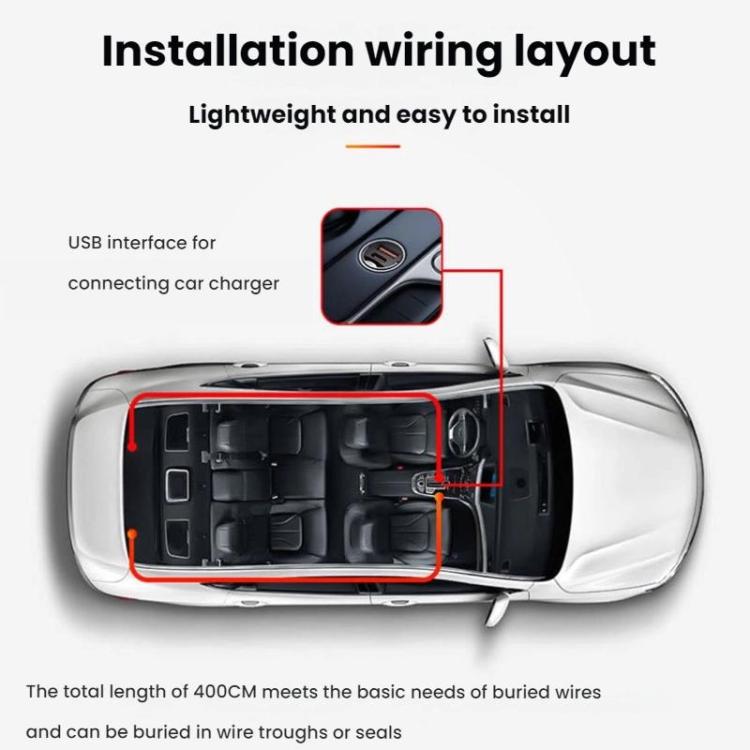 Indicatore luminoso a LED dinamico a forma di occhio di demone, da montare su USB, per auto.