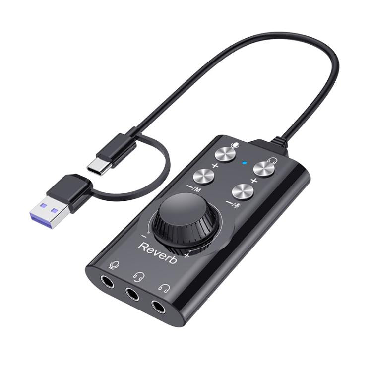 Adattatore USB Type-C a jack 3,5 mm audio surround 7.1
