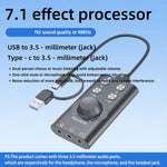 Adattatore USB Type-C a jack 3,5 mm audio surround 7.1