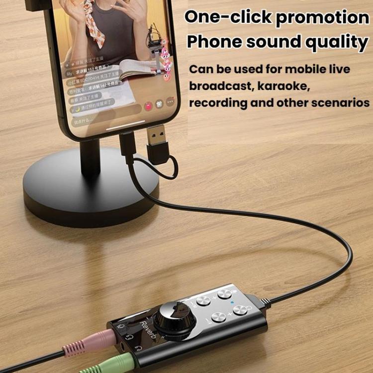 Adattatore USB Type-C a jack 3,5 mm audio surround 7.1