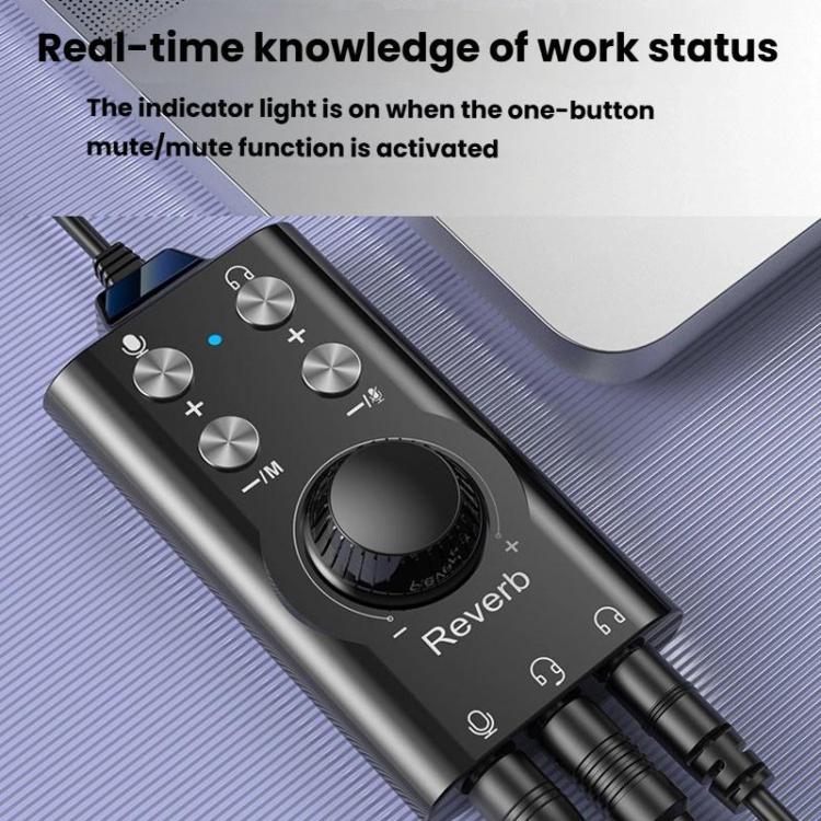 Adattatore USB Type-C a jack 3,5 mm audio surround 7.1