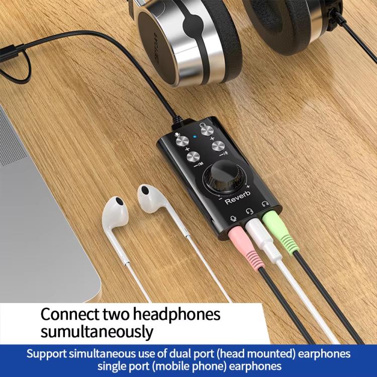 Adattatore USB Type-C a jack 3,5 mm audio surround 7.1