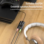Adattatore USB Type-C a jack 3,5 mm audio surround 7.1