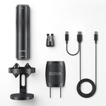 Microfono da tavolo BOYA K9 con scheda audio integrata