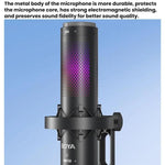 Microfono da tavolo BOYA K9 con scheda audio integrata