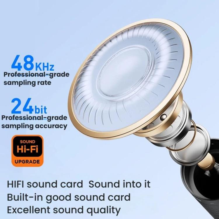 Microfono da tavolo BOYA K9 con scheda audio integrata