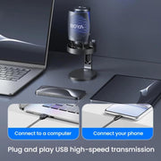 Microfono a condensatore USB con riduzione rumore K3