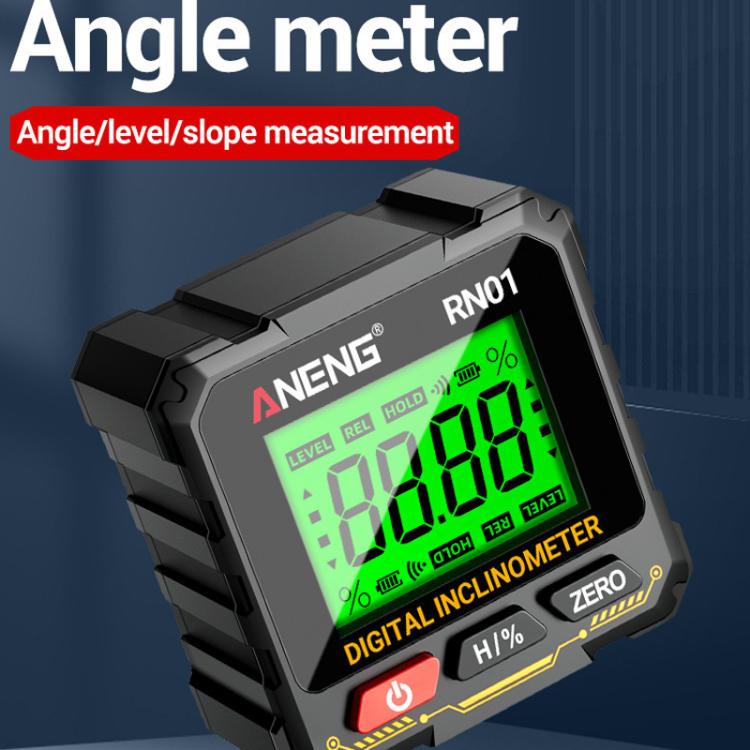 ANENG RN01 Inclinometro digitale di precisione con magnete su 4 lati e schermo a rotazione automatica, RN01