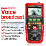 ANENG M109 Digital Multimeter With Voice Guide 4000 Counts, NCV Detection, Capacitance/Resistance/Voltage/Current Tester
