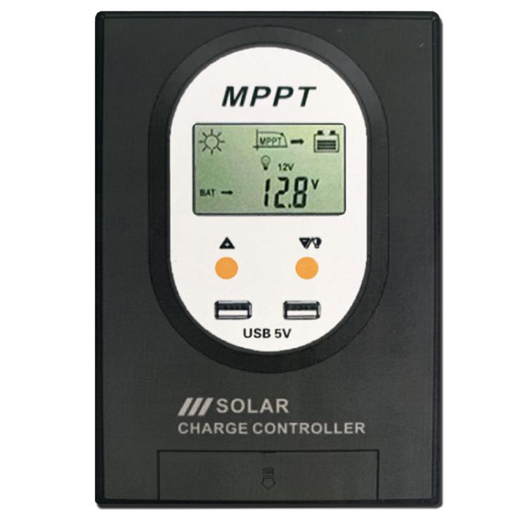 Regolatore solare MPPT 12V/24V 10A-60A con riconoscimento automat